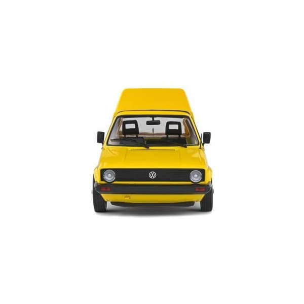 Miniatyrleksak - SOLIDO - VW Volkswagen Caddy MKI 1982 Deutsche Post Gul - Skala 1:18