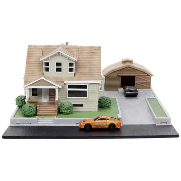 JADA TOYS F&F Nano Doms House Display Diorama 1:24 modellbil