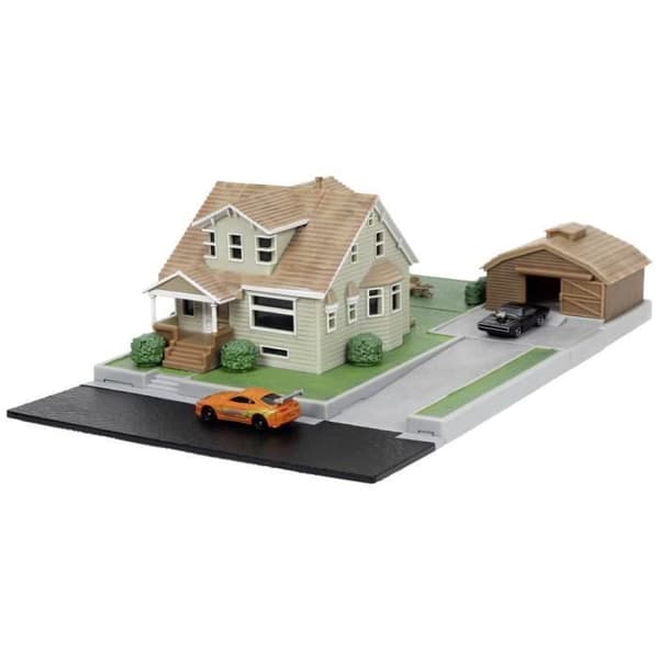 JADA TOYS F&amp;F Nano Doms House Display Diorama 1:24 modellbil