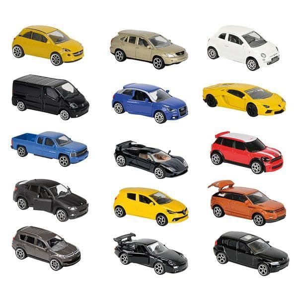 Bilset - Majorette - Set med 5 fordon - Metall - Blandat - Från 4 år