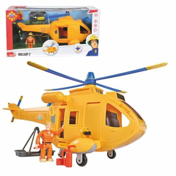 Helikopter - Brandman Sam - Wallaby 2 - Ljus och ljud - För barn - 3 år och uppåt