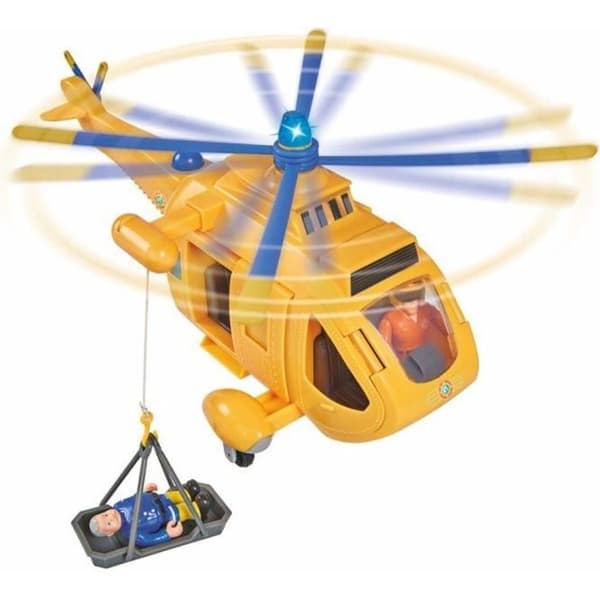 Helikopter - Brandman Sam - Wallaby 2 - Ljus och ljud - För barn - 3 år och uppåt