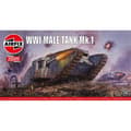 Miniatyrbild 1 av 4: Airfix Vintage Classics - WWI Male Tank Mk.I 1:76