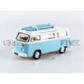 Miniatyrbild 2 av 4: Samlarbil i miniatyr - NOREV 1/43 - VOLKSWAGEN T2B Husbil - 1973 - Blå - 841100