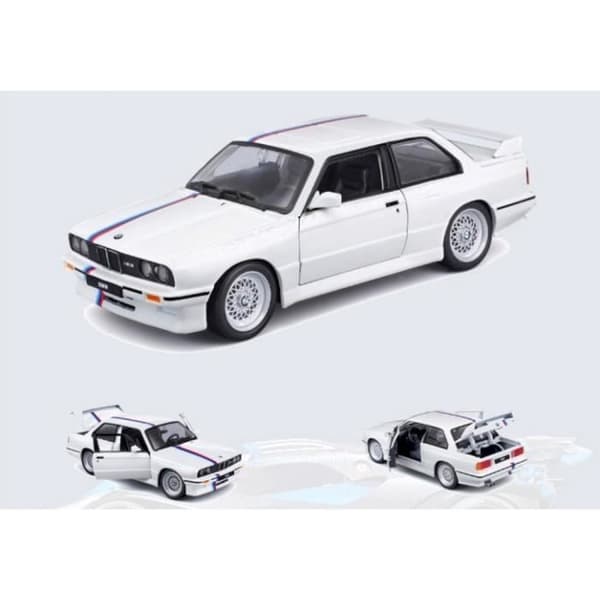 Monterade modeller - BMW M3 Vit 1988 1/24 Burago