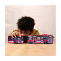Miniatyrbild 3 av 4: Dickie Toys Volvo ledbussleksak 40 cm Röd för barn