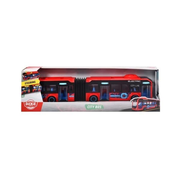 Dickie Toys Volvo ledbussleksak 40 cm Röd för barn