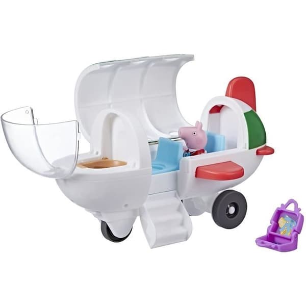 Peppa Pig’s plane – Peppa’s Adventures – med 1 Miss Rabbit statyett