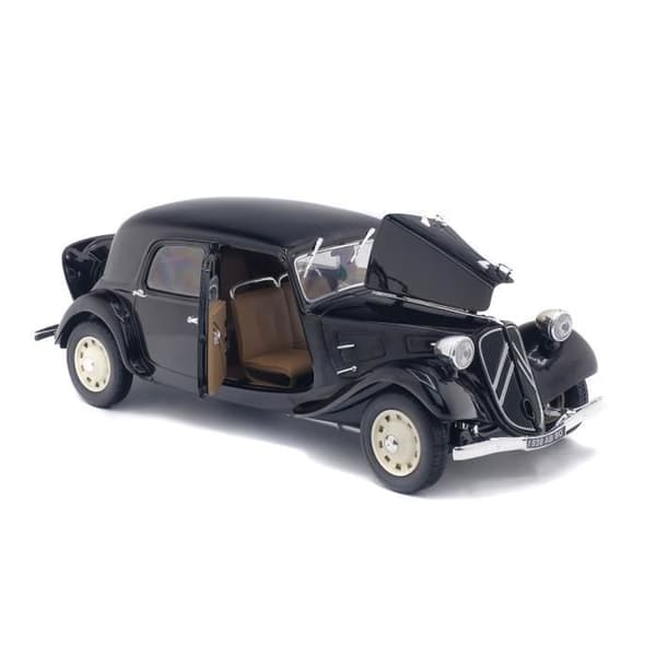 Samlarbil SOLIDO - Citroën Traction 11 Cv Blach 1937 - Vit - 1/18:e i metall