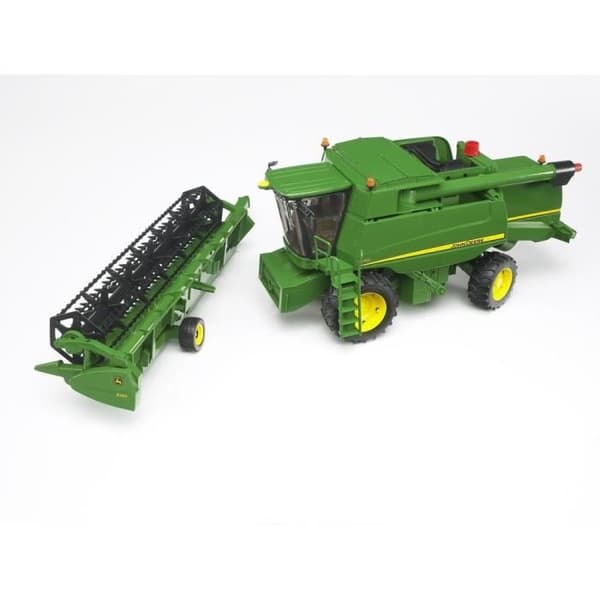 John Deere T670i BRUDER skördare - Skala 1:16 - 60 cm - Med vagn och spannmålspåse ingår