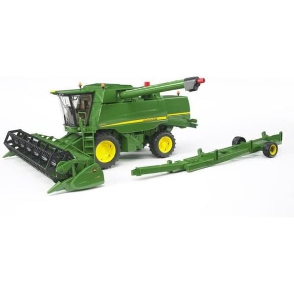 John Deere T670i BRUDER skördare - Skala 1:16 - 60 cm - Med vagn och spannmålspåse ingår