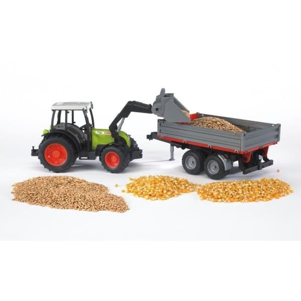 BRUDER Claas Nectis 267F traktor med tippvagn - 65,5 cm