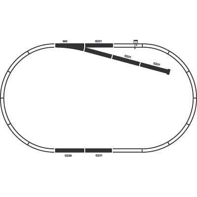 Tilläggslåda 1 - PIKO - Spår A 55310 - Set
