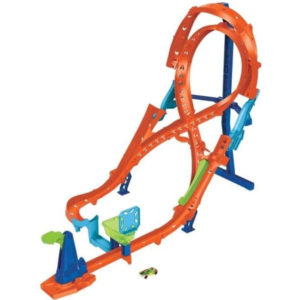 Hot Wheels®-Grand Huit Stunt-Set 2 spår, 1 Hot Wheels HMB15 bil