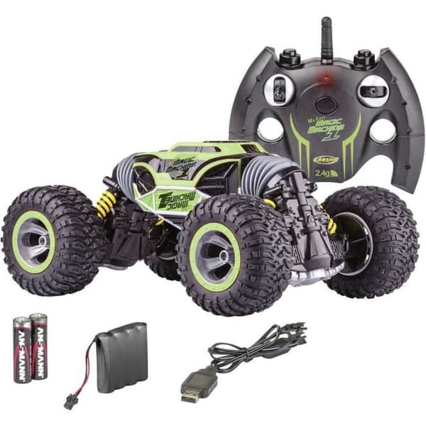 Monstertruck elektrisk - Carson Modellsport - Min Första Magiska Maskin - 2,4 GHz - 4-hjulsdriven - 1:10