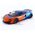 Miniatyrbild 2 av 4: Samlarbil i miniatyr - SOLIDO - MCLAREN 600LT F1 Team Tribute - Blå / Orange - 18/1 - 2019