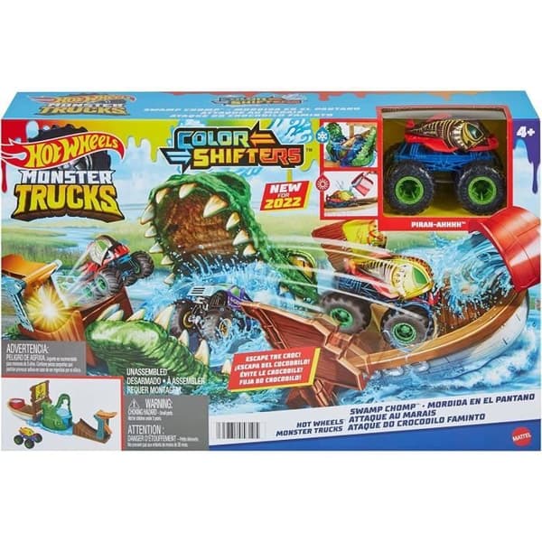 Monster Trucks Color Shifters Sumpattack med färgskiftande bil