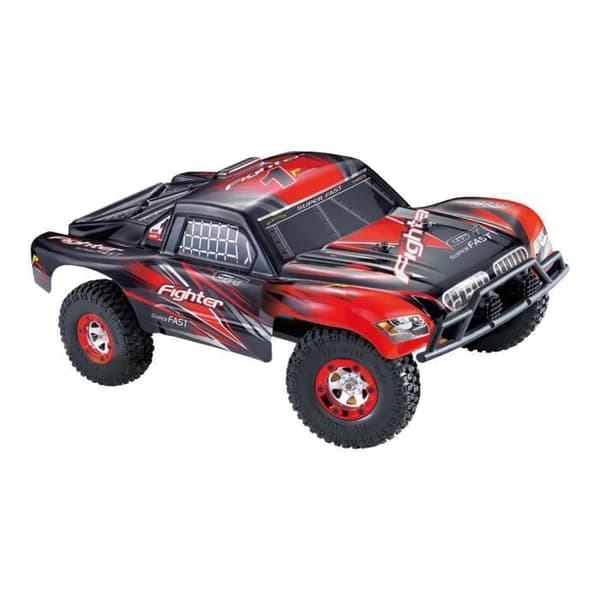 RC - AMEWI - Fighter PRO - 4WD Brushless - Short Course - Svart och Röd