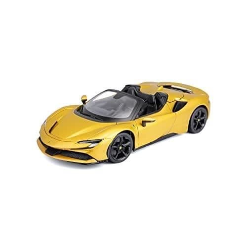 Fordon - BURAGO - Ferrari SF 90 Spider - Guld - Barn - Blandat