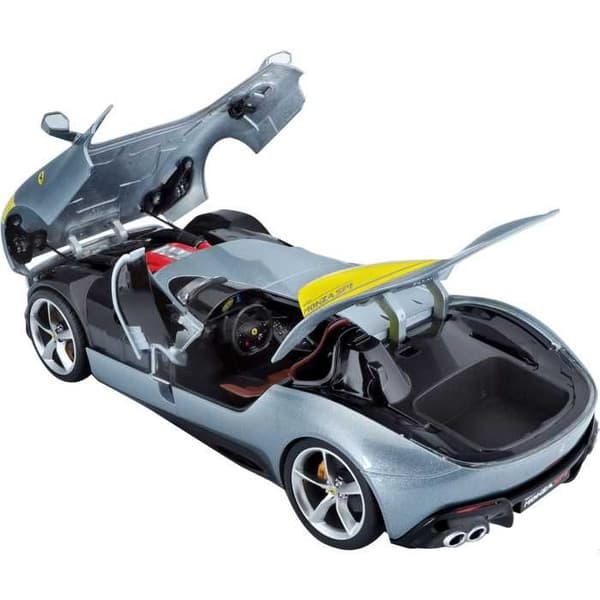 Miniatyrfordon - BBURAGO - Ferrari Monza SP-1 - Grå - För barn från 3 år och uppåt