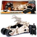 Miniatyrbild 3 av 3: Leksak - Ocio Stock - The Dark Knight Batmovil kamouflagebil i metall + statyett - Svart - Från 8 år - 1:24