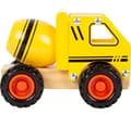 Miniatyrbild 4 av 6: Träfordon - Small foot company - Betongblandare - Gul - 100% FSC - För barn från 12 månader