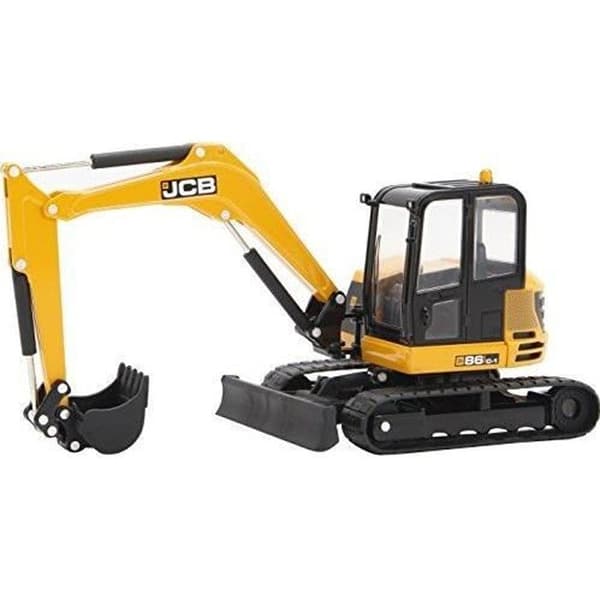 JCB Midi 86C-1 minigrävare - TOMY - Miniatyrfordon - Gul, svart - Interiör - För barn från 3 år och uppåt