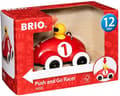 Miniatyrbild 3 av 4: Red Push &amp; Go racerbil - BRIO - 30226 - Retro-friktionssystem - Leksak för tidig ålder