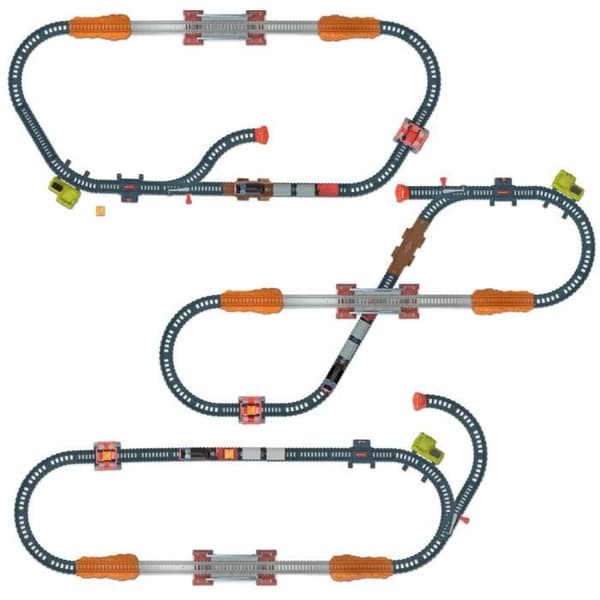 3 i 1 box set - MATTEL - Thomas och hans vänner - TrackMaster - Thomas lokomotiv med Annie och Clarabel trailers