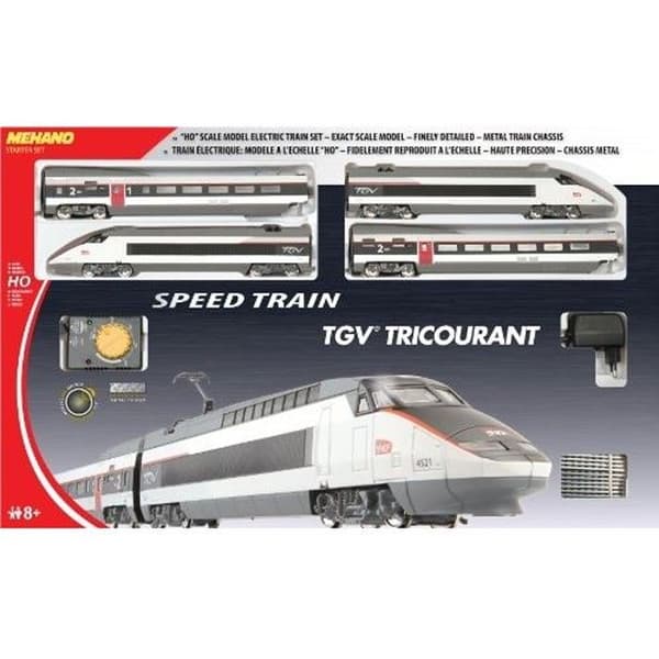 MEHANO - T110 - Radiostyrt miniatyrfordon - TGV Réseau Tricourant
