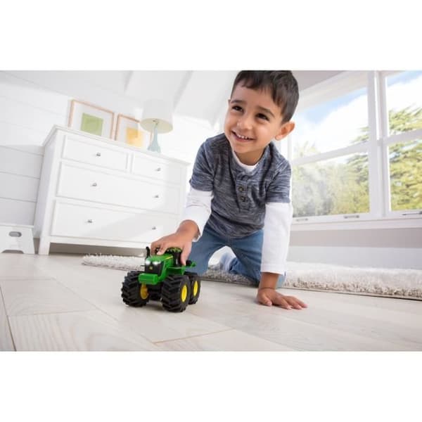 TOMY Monstertraktor - Leksak för barn från 3 år och uppåt - Ljud och ljus - Inredning