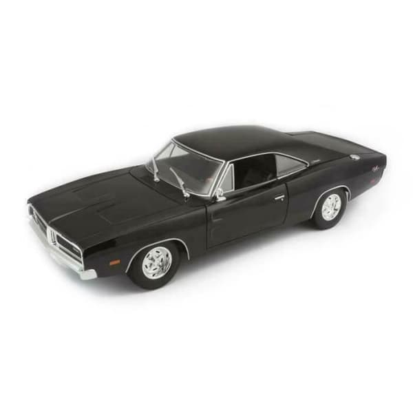 1/18 Bil - Dodge Charger R/T 1969 Svart