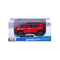 Miniatyrbild 5 av 5: Red Jeep Renegade metallfordon i 1/24:e skala från märket MAISTO för barn från 3 år och uppåt