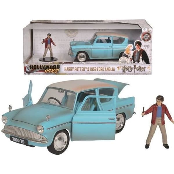 Ford Anglia 1959 Harry Potter bil + figur - Majorette Authentic