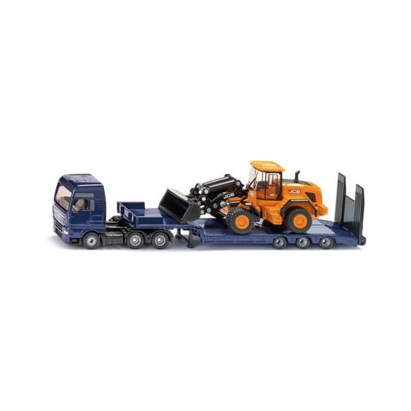 MAN låglastare med JCB-lastare 1/87 - SIKU - Leksak för barn från 3 år och uppåt