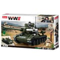 Miniatyrbild 2 av 2: SLUBAN WWII WWII INTERLOCKING BRICK BYGGSET TANK TANK ALLIE HUNTER MILITÄRT VAPEN M38-B0689 SÅLD