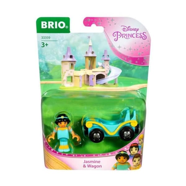 Leksak - RAVENSBURGER - Jasmin &amp; vagn - Disney Princesses - Blå/Gul/Svart Blå, Gul