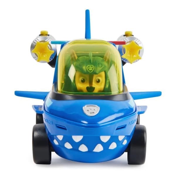 Fordon + Figur Chase Aqua Pups Paw Patrol - Paw Patrol - Från 3 år