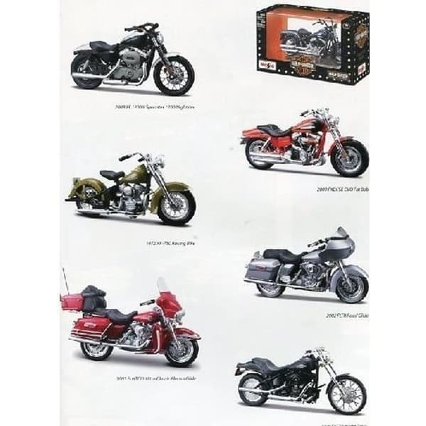 Miniatyrfordon - May Cheong Group - 39360 - Harley Davidson 1/18 BF - För barn från 3 år och uppåt