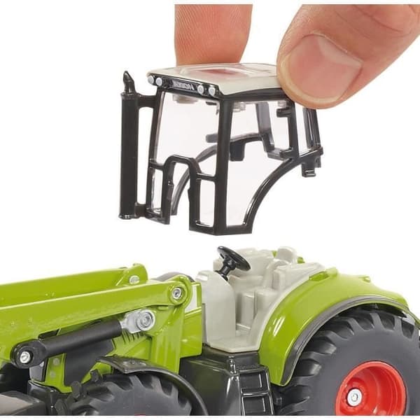 Traktor med frontlastare, docka och tippvagn - SIKU - Skala 1/50