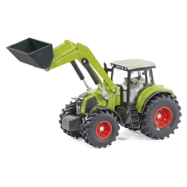 Traktor med frontlastare, docka och tippvagn - SIKU - Skala 1/50