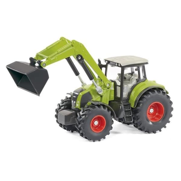 Traktor med frontlastare, docka och tippvagn - SIKU - Skala 1/50