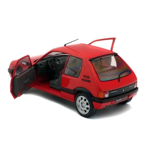 Miniatyrbil Peugeot 205 GTI 1.9 Mk1 1985 Röd SOLIDO 1/18