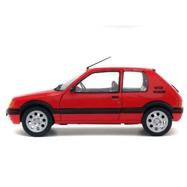 Miniatyrbil Peugeot 205 GTI 1.9 Mk1 1985 Röd SOLIDO 1/18