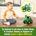 Miniatyrbild 3 av 4: Johnny Key &amp; Go interaktiv traktor - John Deere - Unika ljud och ljus - För barn från 18 månader