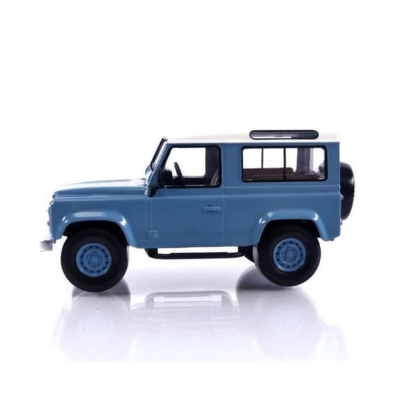 Samlarbil i miniatyr - NOREV 1/43 - LAND ROVER Defender - 1995 - Blå / Vit