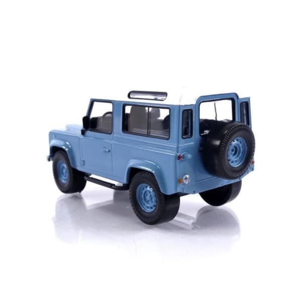 Samlarbil i miniatyr - NOREV 1/43 - LAND ROVER Defender - 1995 - Blå / Vit