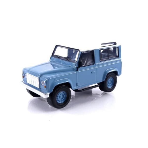 Samlarbil i miniatyr - NOREV 1/43 - LAND ROVER Defender - 1995 - Blå / Vit
