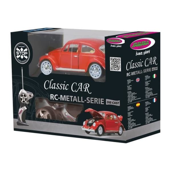 Radiostyrd bil - Jamara - VW Beetle - Röd - För barn från 6 år - Utomhus