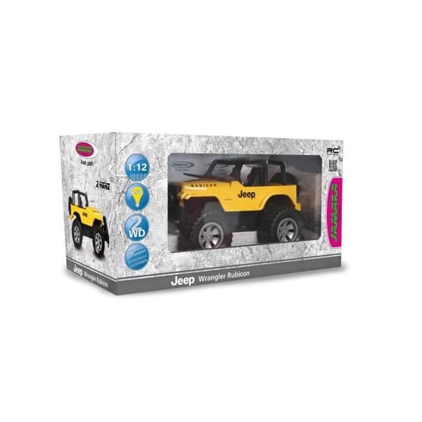 Radiostyrd bil - JAMARA - Jeep Wrangler RC - Gul - Exteriör - 2-delad